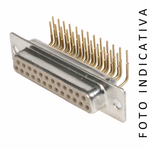 C-Industries CONNETTORE D-SUB TORNITO 9 POLI M DA CS A 90 GRADI p.9,4mm