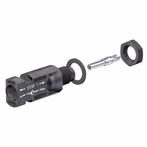 St&auml;ubli MC-PV-ADSP4-S2/6 Wtyk panelowy do monta&iquest;u w falownikach. instalacjach fotowoltaicznych. monta&iquest; w obudowie // przekr&oacute;j przewodu: 4 mm2 lub 6mm2