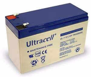 Batteria Ricaricabile 12V 7Ah Ultracell UL7-12(Faston 187 - 4.8 mm)