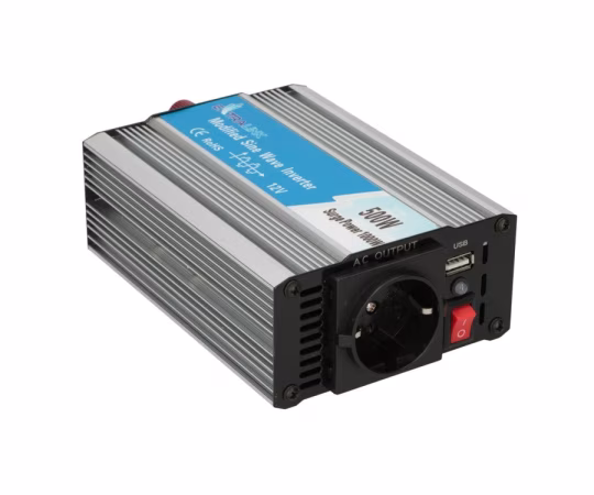 Extralink CAR VOLTAGE CONVERTER 12V - 230V. 500W. MODIFIED SINUS OPIM-500W adattatore e invertitore Universale Alluminio