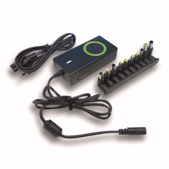 Techly IPW-NTS70WTY Alimentatore per laptop 70W/4.7A 15-19.5V 12 connettori DC