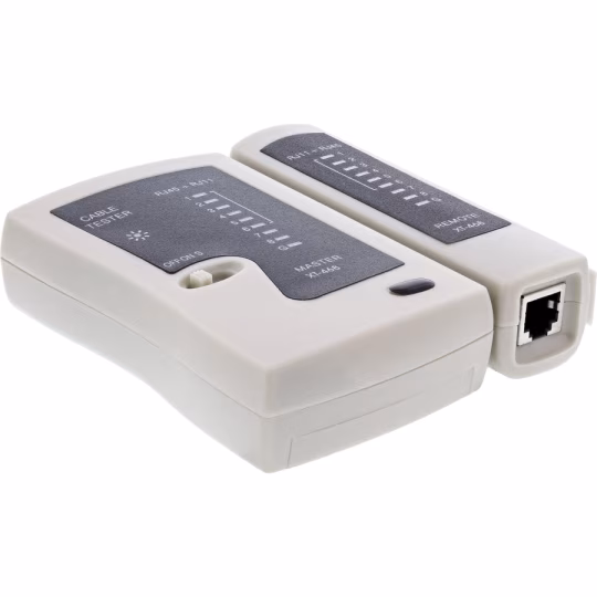 InLine Tester per cavi Lan RJ45 con 9 LED